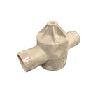 A112 - Housing Aerator Nylon 2-PORT - GRAY (Civacon) 