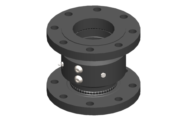 HBS100: 4” ASME Class 150 RF Straight Single-plane Swivel M/S, Viton seals.