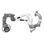 custom low profile rail loading arm